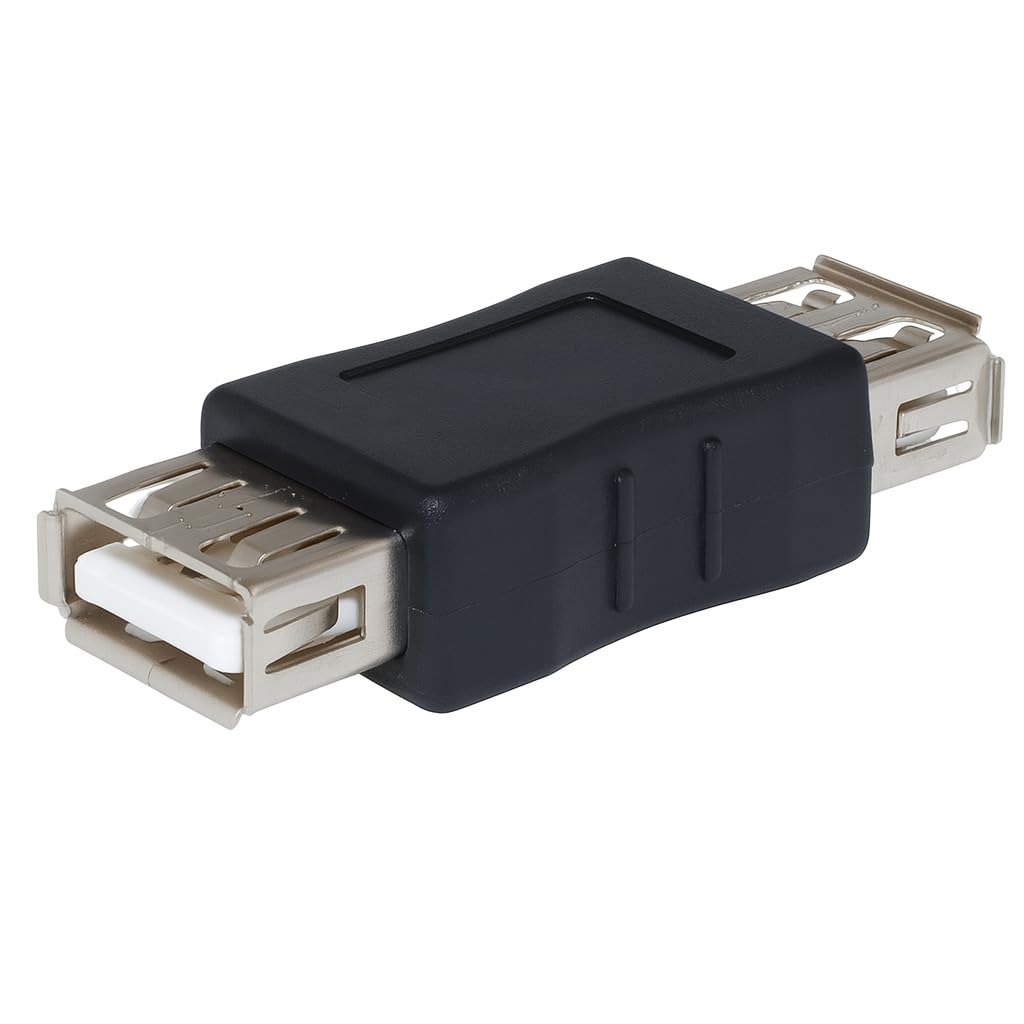 SANOXY USB A Female to Female Adapter Connector – USB 2.0 Gender Changer Coupler, Extension Joiner for Cables and Devices