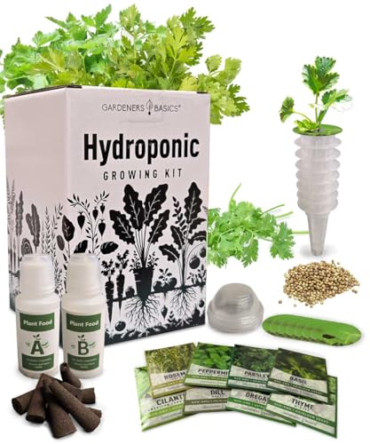 Gardeners Basics Hydroponic Herb Pods Grow Kit Compatible with Aerogarden & Lettuce Grow - 8 Varieties of Fresh Culinary Herbs Indoors and Outdoors Seeds, Aquaponic & Hydroponic Herb Seed Pod Kit