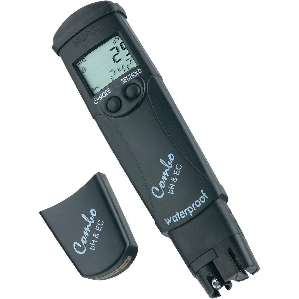 Hanna Instruments HI98129 Meter, pH/EC/TDS/Temp, 10