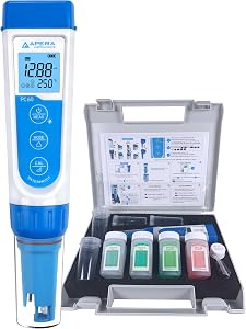 APERA INSTRUMENTS AI316 Premium Series PC60 5-in-1 Waterproof pH/EC (Conductivity) /TDS (p