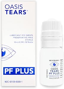 Oasis TEARS OT6500 PF Plus Preservative-Free Lubricant Eye Drops Dry Eye Relief | Artifici