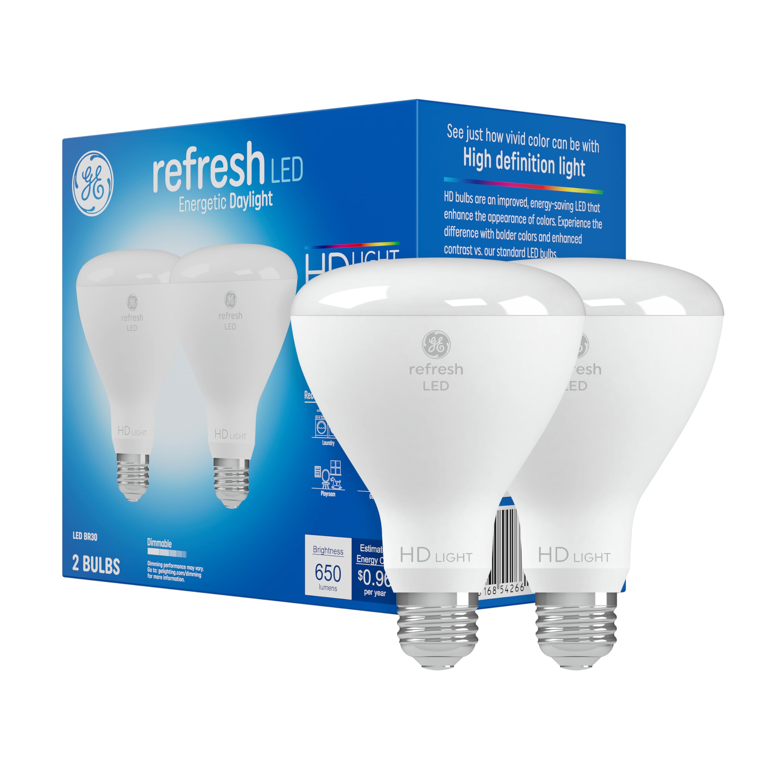 GE Refresh LED Light Bulbs, 65 Watt, Daylight, BR30 Indoor Floodlights — Side-by-side comparison of top picks in this category