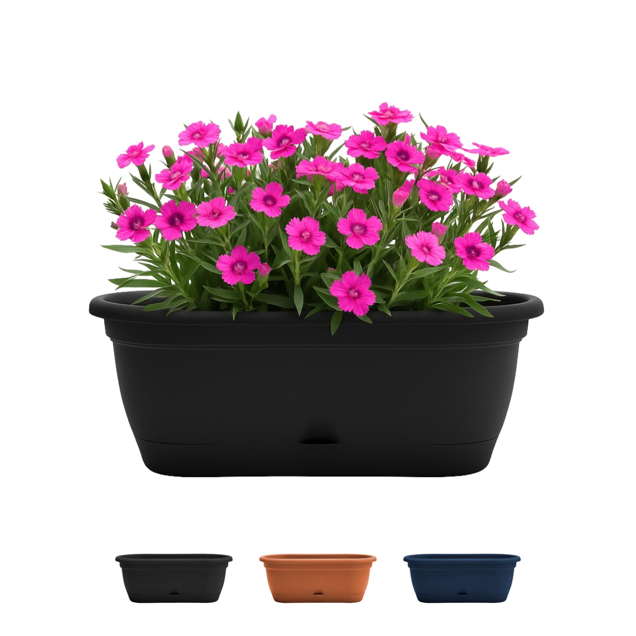 Bloem: Lucca Self Watering Window Box Planter: 18