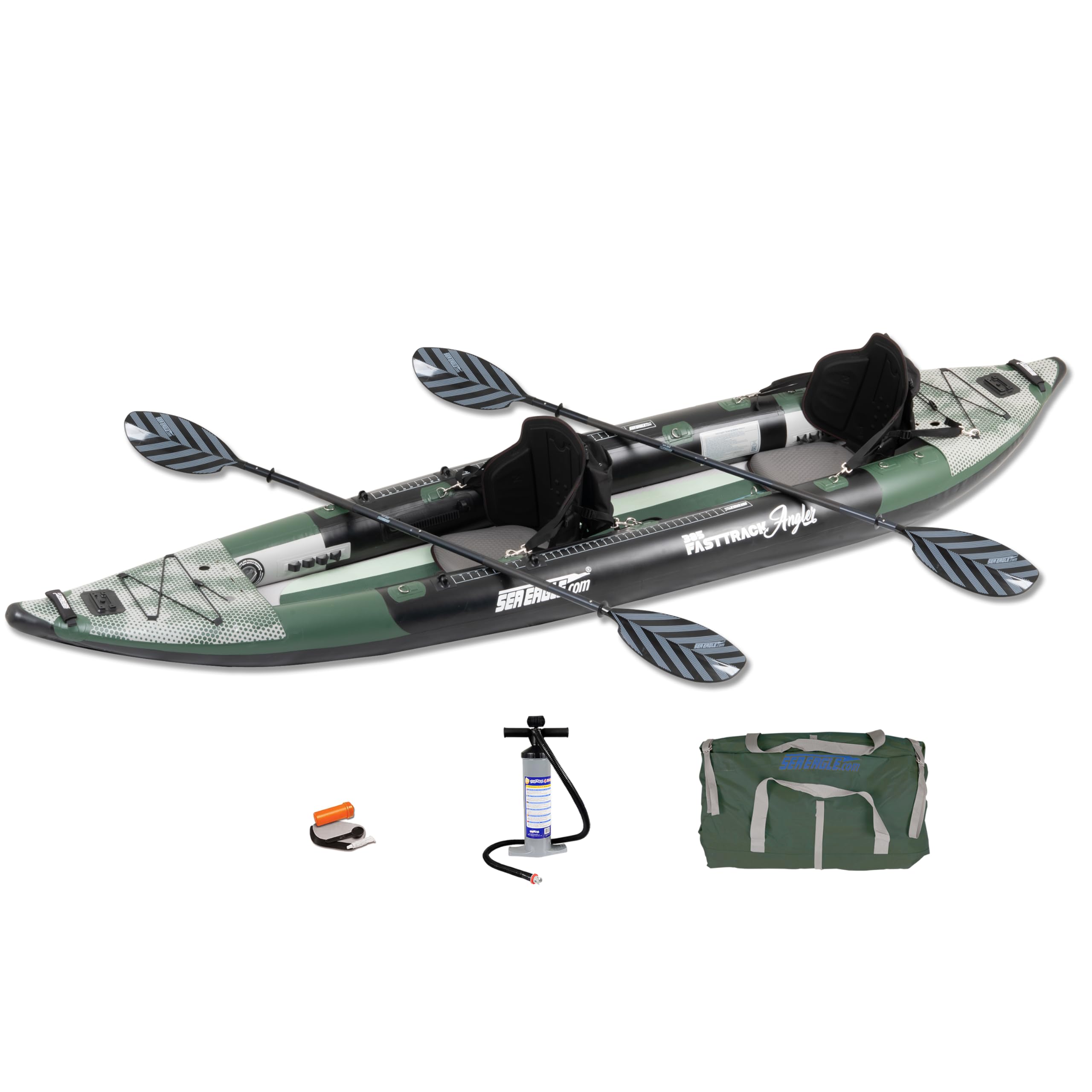 385FTA Fasttrack Angler 1–2-Person Inflatable Green Fishing Kayak-Rigi — Our hands-on testing setup for best indoor hydroponic sys