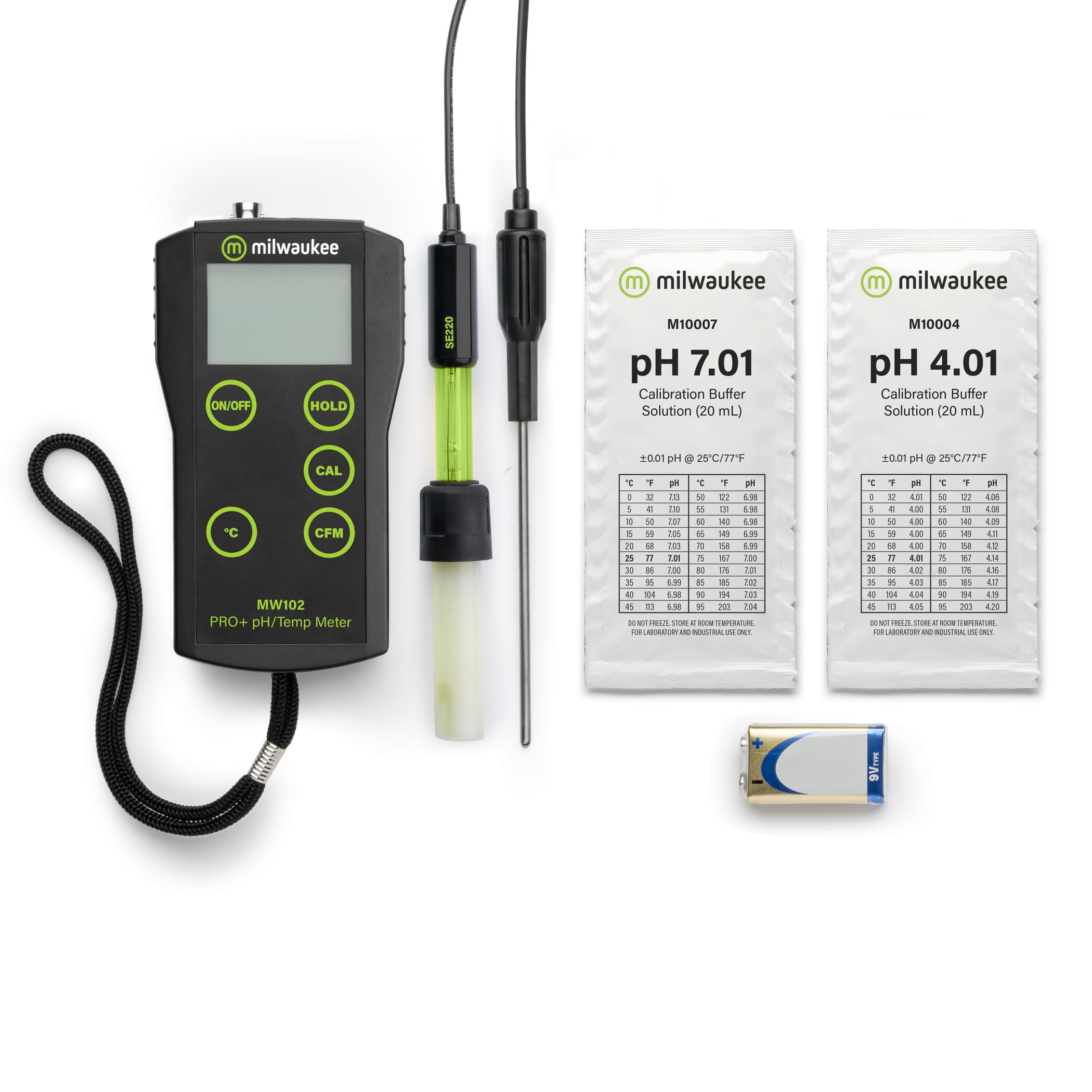 Milwaukee Portable pH/Temperature Meter - MW102 — Build quality and design details up close