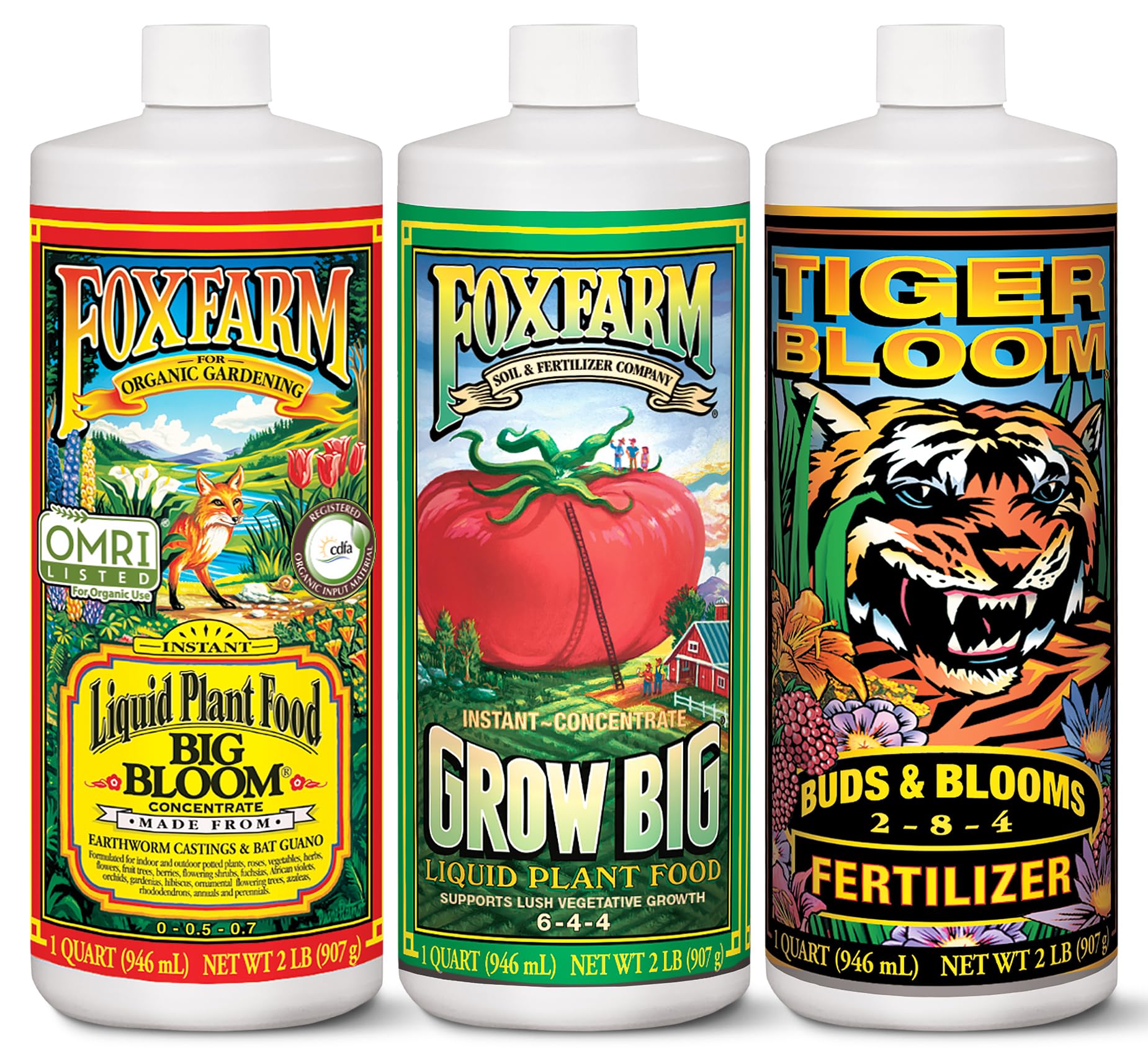 FoxFarm FoxFarm Soil Liquid Trio Pack - Big Bloom, Grow Big, Tiger Blo — Side-by-side comparison of top picks in this category