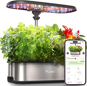 LETPOT LPH-SE Hydroponics Growing System, 12 Pods Smart Herb Garden Kit Indoor, Indoor Gar
